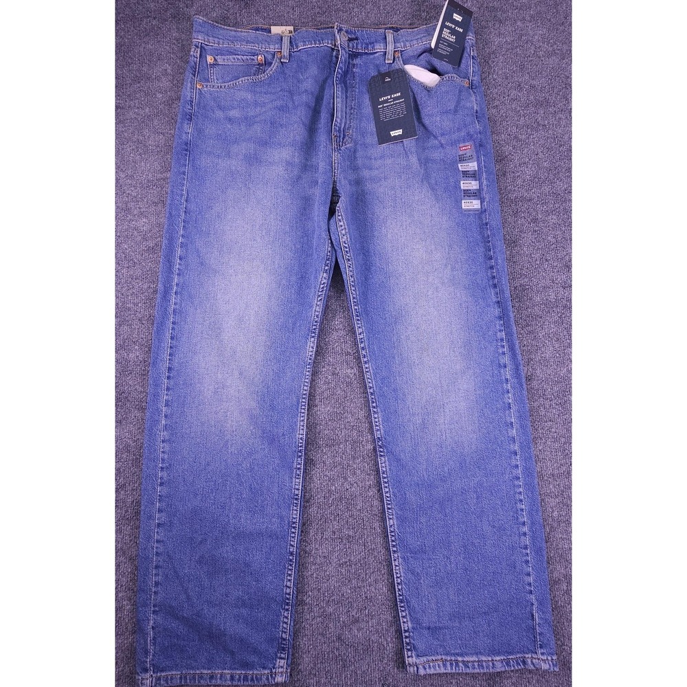 Levis 505 Mens Jeans 40x30 Blue Regular Straight Stretch Denim Levis Ease